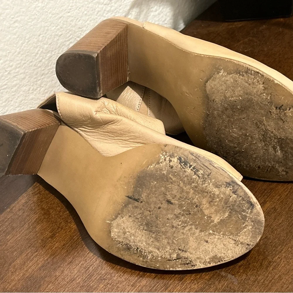 Steve Madden Sandals Tan Open Toed Size 8 - Picture 4 of 5